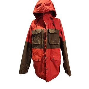 Burton Frontier Camfire/woolley Dryride snowboard jacket - size Medium